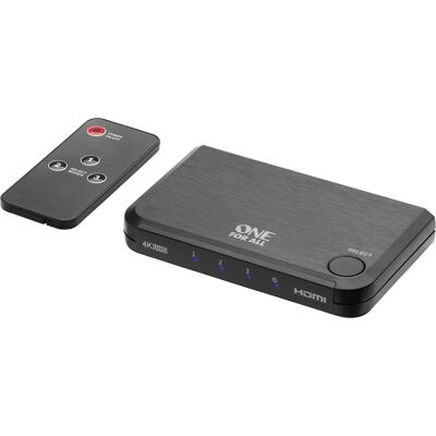 One For All SV1632 4K HDMI kytkin - Videonjakoja One For All SV1632 4K HDMI kytkin - Videonjakoja