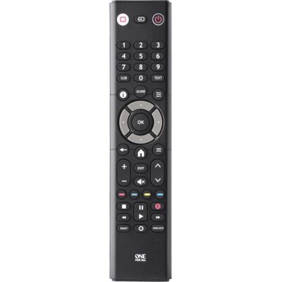 One For All URC1313 Universalfernbedienung für TV - Schwarz One For All URC1313 Universalfernbedienung für TV - Schwarz
