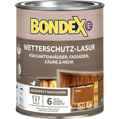 BONDEX Peinture de protection pour bois Teak - Résistante UV et aux intempéries - Publicité BONDEX Peinture de protection pour bois Teak - Résistante UV et aux intempéries - Publicité