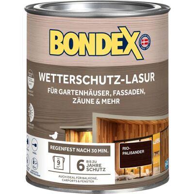 BONDEX Braune Wetterschutzlasur - Holzschutzlasur BONDEX Braune Wetterschutzlasur - Holzschutzlasur