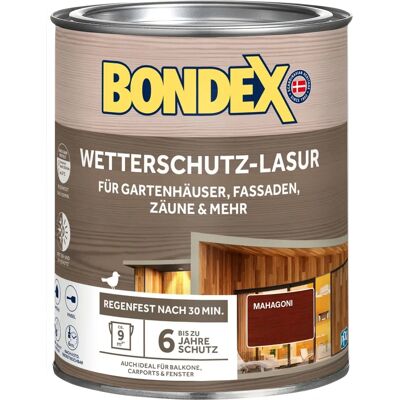 BONDEX Laque Marron pour Extérieur - Protection UV et Résistance - Publicité BONDEX Laque Marron pour Extérieur - Protection UV et Résistance - Publicité