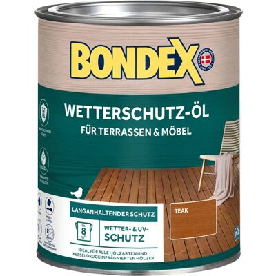 BONDEX Braunes Wetterschutz-Öl - Außenpflege BONDEX Braunes Wetterschutz-Öl - Außenpflege