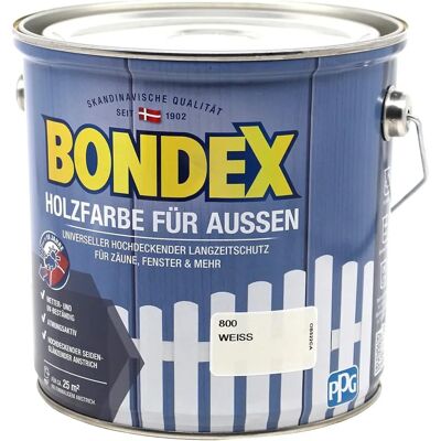 Peinture extérieure blanche BONDEX - Protection jusqu'à 10 ans - Publicité Peinture extérieure blanche BONDEX - Protection jusqu'à 10 ans - Publicité