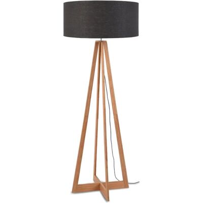 Lampadaire Everest Good&Mojo - Lin écologique, Bambou, 60cm - Publicité Lampadaire Everest Good&Mojo - Lin écologique, Bambou, 60cm - Publicité
