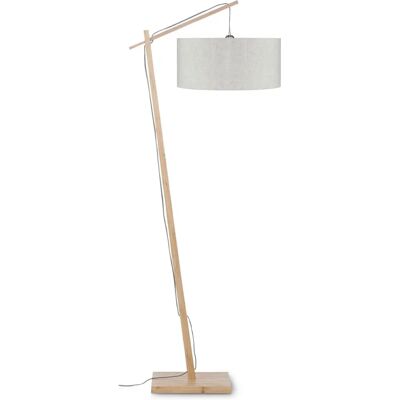 Good & Mojo Andes Bambus Stehlampe - Natürliches Leinen 176cm Good & Mojo Andes Bambus Stehlampe - Natürliches Leinen 176cm