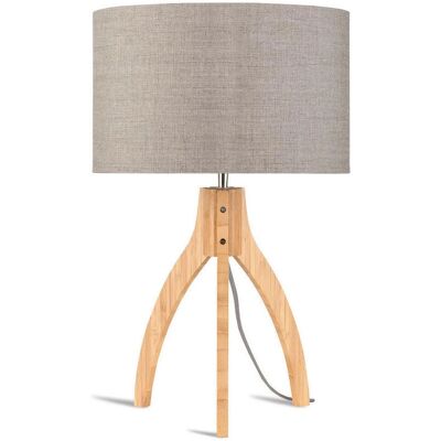 Lampe de table Annapurna en bambou de Good & Mojo - Inspirée de l'Himalaya - Publicité Lampe de table Annapurna en bambou de Good & Mojo - Inspirée de l'Himalaya - Publicité