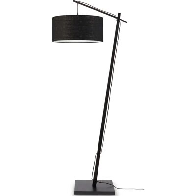 Lampada da terra Good&Mojo Andes - Bambù, Tessile, Nero - Lampada da terra Lampada da terra Good&Mojo Andes - Bambù, Tessile, Nero - Lampada da terra