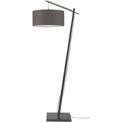 Good&mojo Andes Stehlampe - Bambus, Dunkelgrau, 60cm Schirm Good&mojo Andes Stehlampe - Bambus, Dunkelgrau, 60cm Schirm