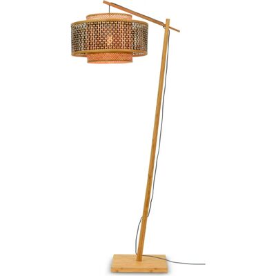 Good&Mojo Bhutan Bambus Stehlampe - Natur, Schwarz - 176cm - Stehlampe Good&Mojo Bhutan Bambus Stehlampe - Natur, Schwarz - 176cm - Stehlampe