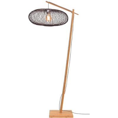 Good&Mojo Cango Stehlampe - Schwarz, 60cm Ø, 176cm Hoch Good&Mojo Cango Stehlampe - Schwarz, 60cm Ø, 176cm Hoch