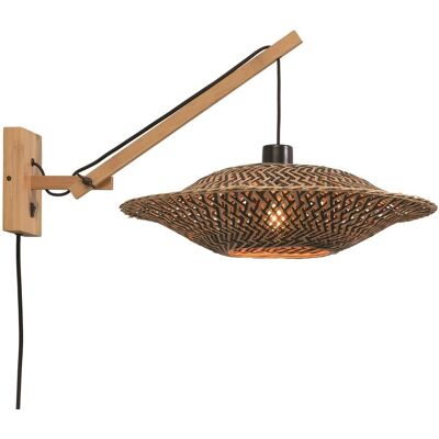 Good&Mojo Bali Bambus Wandlampe Verstellbar Natürliche Beleuchtung Good&Mojo Bali Bambus Wandlampe Verstellbar Natürliche Beleuchtung