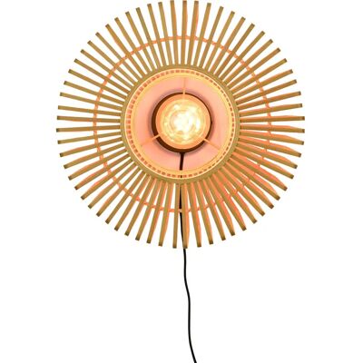 Good & Mojo Bromo-Beige Bambus Wandleuchte - Wandlampe Good & Mojo Bromo-Beige Bambus Wandleuchte - Wandlampe