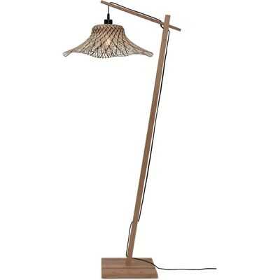 Lampadaire en bambou Good & Mojo - Naturel Noir Marron - 150x50cm - Lampadaire - Publicité Lampadaire en bambou Good & Mojo - Naturel Noir Marron - 150x50cm - Lampadaire - Publicité