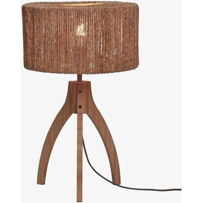 Lampe de Table en Bambou Iguazu par Good & Mojo - Finition Naturelle - Décoration Intérieure - Publicité Lampe de Table en Bambou Iguazu par Good & Mojo - Finition Naturelle - Décoration Intérieure - Publicité