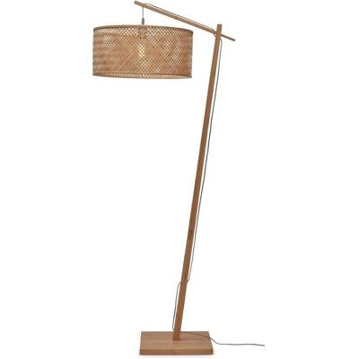 Lampe sur pied en bambou Good&Mojo - Hauteur réglable - Écologique - Design moderne - Publicité Lampe sur pied en bambou Good&Mojo - Hauteur réglable - Écologique - Design moderne - Publicité