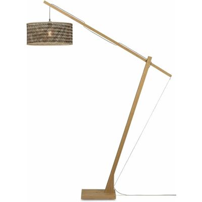 Lampadaire en bambou Java de Good & Mojo - Naturel & Noir - 207x50cm - Publicité Lampadaire en bambou Java de Good & Mojo - Naturel & Noir - 207x50cm - Publicité