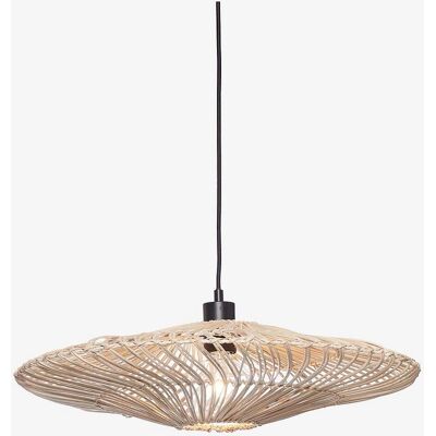 Good&Mojo Hvid Rattan Pendel - 55cm - Stilfuld & Bæredygtig Good&Mojo Hvid Rattan Pendel - 55cm - Stilfuld & Bæredygtig