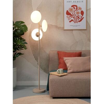 Romi SAPPORO Stehlampe - 3-flammig, 161cm, Milchglas Romi SAPPORO Stehlampe - 3-flammig, 161cm, Milchglas