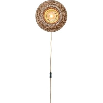Lampada a Parete in Bambù Good & Mojo - Illuminazione Naturale e Sostenibile Lampada a Parete in Bambù Good & Mojo - Illuminazione Naturale e Sostenibile