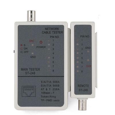Cablexpert NCT-1 Netzwerkkabel-Tester - Weiß Cablexpert NCT-1 Netzwerkkabel-Tester - Weiß