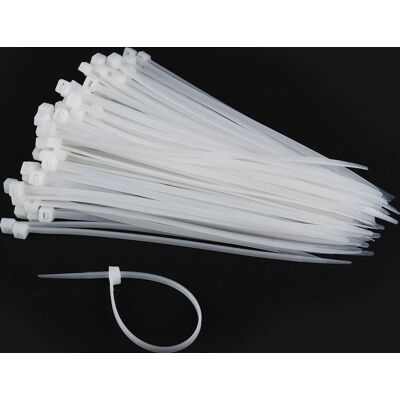 Gembird NYT-150/25 Nylon Weiß Kabelbinder - 100 Stk Gembird NYT-150/25 Nylon Weiß Kabelbinder - 100 Stk