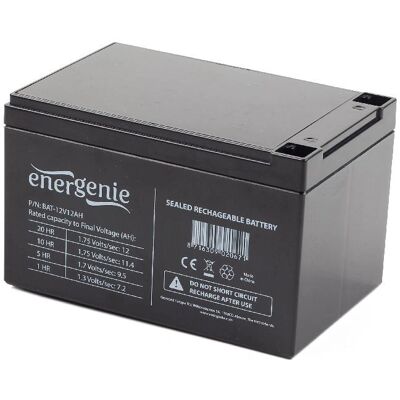 Batería Gembird BAT-12V12AH - 12V 12Ah Plomo-ácido sellada Batería Gembird BAT-12V12AH - 12V 12Ah Plomo-ácido sellada