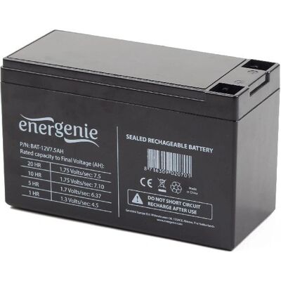 Gembird BAT-12V7.5AH Bateria UPS - Fonte de alimentação ininterrupta Gembird BAT-12V7.5AH Bateria UPS - Fonte de alimentação ininterrupta