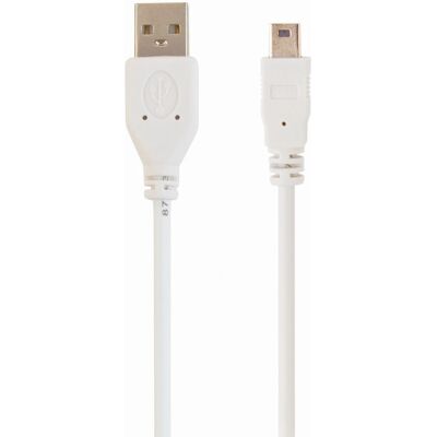 Kabel USB Gembird CC-USB2-AM5P-6 - 1,8 m - Beżowy - USB 2.0 - Mini-USB B Kabel USB Gembird CC-USB2-AM5P-6 - 1,8 m - Beżowy - USB 2.0 - Mini-USB B