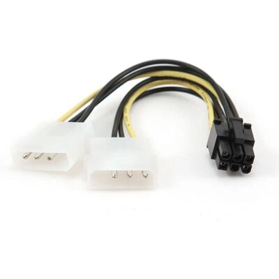 Gembird CC-PSU-6 Tápkábel - Belső 3 Pin-ről 6 Pin PCIe-re Gembird CC-PSU-6 Tápkábel - Belső 3 Pin-ről 6 Pin PCIe-re