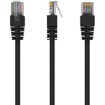 Cable Gembird PP12-3M/BK Negro 3m Cable de red UTP sin blindaje Cable Gembird PP12-3M/BK Negro 3m Cable de red UTP sin blindaje