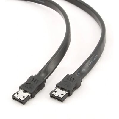 Gembird CC-ESATA-DATA SATA-Kabel - 0,5 m - Schwarz - Datakabel Gembird CC-ESATA-DATA SATA-Kabel - 0,5 m - Schwarz - Datakabel