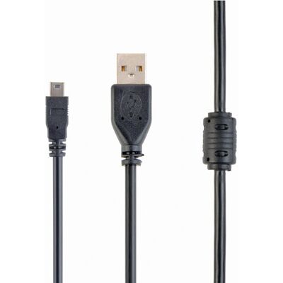 Gembird Kábelek - 1,8m USB 2.0 A/Mini-USB B Fekete Gembird Kábelek - 1,8m USB 2.0 A/Mini-USB B Fekete