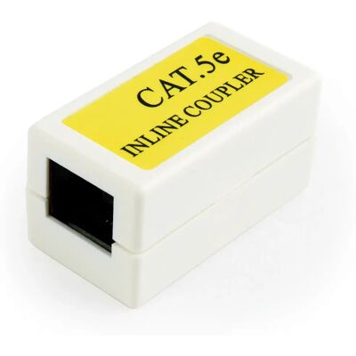 Adaptador Ethernet Gembird NCA-LC5E-001 - RJ45 Blanco Adaptador Ethernet Gembird NCA-LC5E-001 - RJ45 Blanco