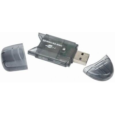 Lecteur de cartes Gembird FD2-SD-1 - USB 2.0, Noir Lecteur de cartes Gembird FD2-SD-1 - USB 2.0, Noir