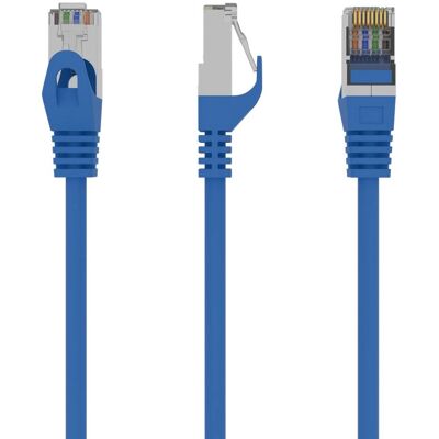 Gembird Modell PP6-0,5M/B Cat6 U/UTP Netzwerkkabel - Blau Gembird Modell PP6-0,5M/B Cat6 U/UTP Netzwerkkabel - Blau