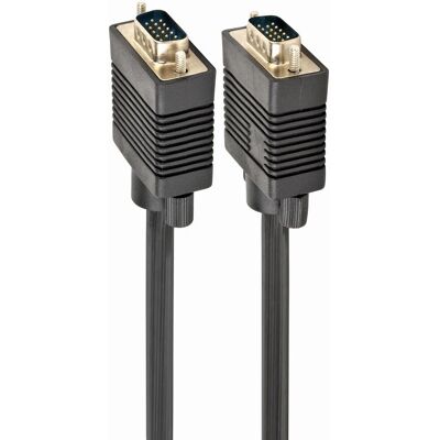 Câble VGA Gembird CC-PPVGA-10M-B - Mâle/Mâle - Noir - VGA (D-Sub) - 10m - Publicité Câble VGA Gembird CC-PPVGA-10M-B - Mâle/Mâle - Noir - VGA (D-Sub) - 10m - Publicité