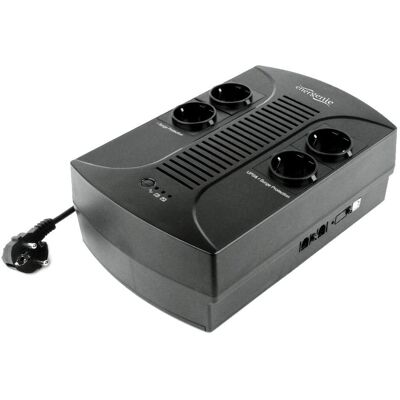 Gembird EG-UPS-002 UPS compact 220 V 510 W 4 prises - Publicité Gembird EG-UPS-002 UPS compact 220 V 510 W 4 prises - Publicité