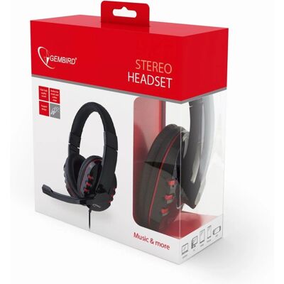 Cuffie Gembird MHS-402 - Con filo, Over-ear, Fascia - Gaming Cuffie Gembird MHS-402 - Con filo, Over-ear, Fascia - Gaming