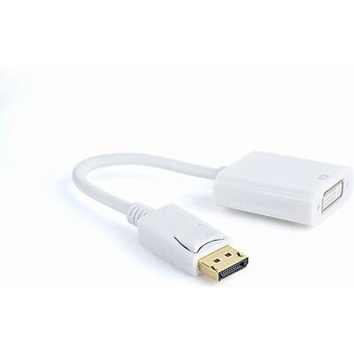Gembird A-DPM-DVIF-002-W Weiß DisplayPort auf DVI Adapter Gembird A-DPM-DVIF-002-W Weiß DisplayPort auf DVI Adapter