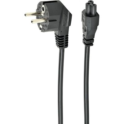 Gembird PC-186-ML12-3M Câble d'alimentation - noir, 3m, CEE7/7, coupleur C5 - Publicité Gembird PC-186-ML12-3M Câble d'alimentation - noir, 3m, CEE7/7, coupleur C5 - Publicité