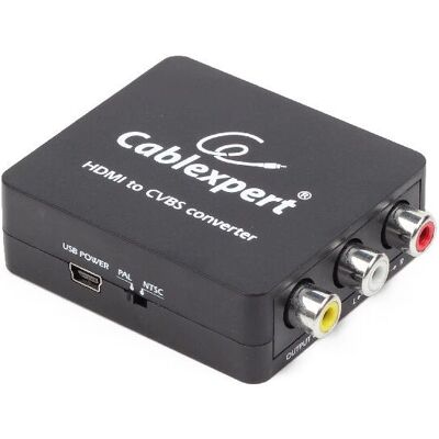 Gembird Modèle DSC-HDMI-CVBS-001 Convertisseur Vidéo - HDMI vers CVBS Gembird Modèle DSC-HDMI-CVBS-001 Convertisseur Vidéo - HDMI vers CVBS
