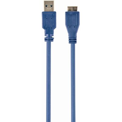 Câble USB Gembird CCP-mUSB3-AMBM-0.5M - Bleu - 50 cm - Publicité Câble USB Gembird CCP-mUSB3-AMBM-0.5M - Bleu - 50 cm - Publicité