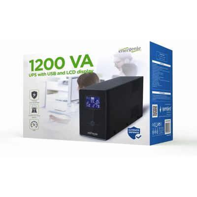 Gembird EG-UPS-033 720 W UPS Interactif - Alimentation sans interruption - Publicité Gembird EG-UPS-033 720 W UPS Interactif - Alimentation sans interruption - Publicité