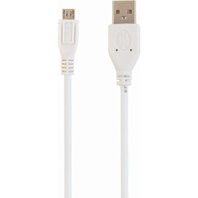 Câble Micro-USB B de Gembird - 0,5m Blanc Câble USB Câble Micro-USB B de Gembird - 0,5m Blanc Câble USB