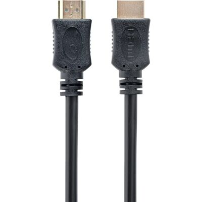 Cabo HDMI Gembird CC-HDMI4L-10 - 3m - 4K UHD - Preto, Laranja Cabo HDMI Gembird CC-HDMI4L-10 - 3m - 4K UHD - Preto, Laranja