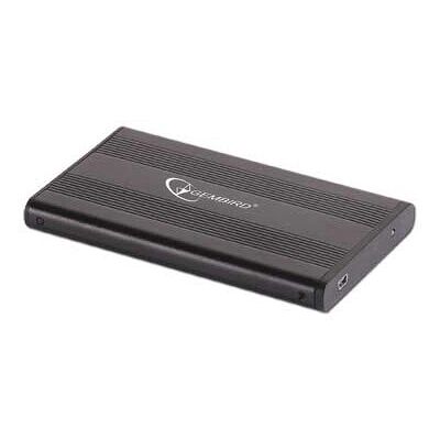 Boîtier externe Gembird EE2-U2S-5 - Noir 2,5" - Publicité Boîtier externe Gembird EE2-U2S-5 - Noir 2,5" - Publicité