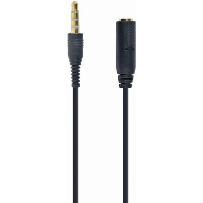 Gembird CCA-419 Audio Kabel - 0,18m - Schwarz Gembird CCA-419 Audio Kabel - 0,18m - Schwarz
