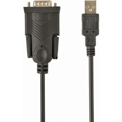 Cablu serial Gembird UAS-DB9M-02 - Negru 1,5m USB Tip-A DB-9 Cablu serial Gembird UAS-DB9M-02 - Negru 1,5m USB Tip-A DB-9