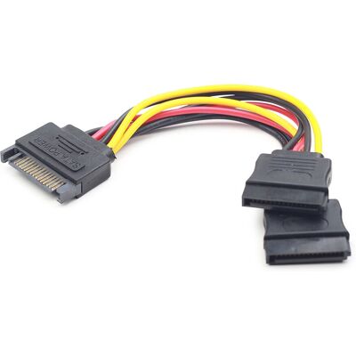 Cable SATA Gembird CC-SATAM2F-01 - 0,15m - Multicolor Cable SATA Gembird CC-SATAM2F-01 - 0,15m - Multicolor