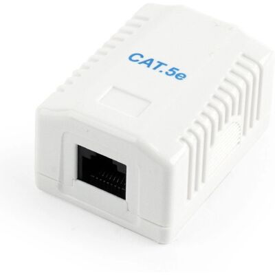 Gembird NCAC-1U5E-01 Kabelverbinder - RJ-45 Weiß Gembird NCAC-1U5E-01 Kabelverbinder - RJ-45 Weiß